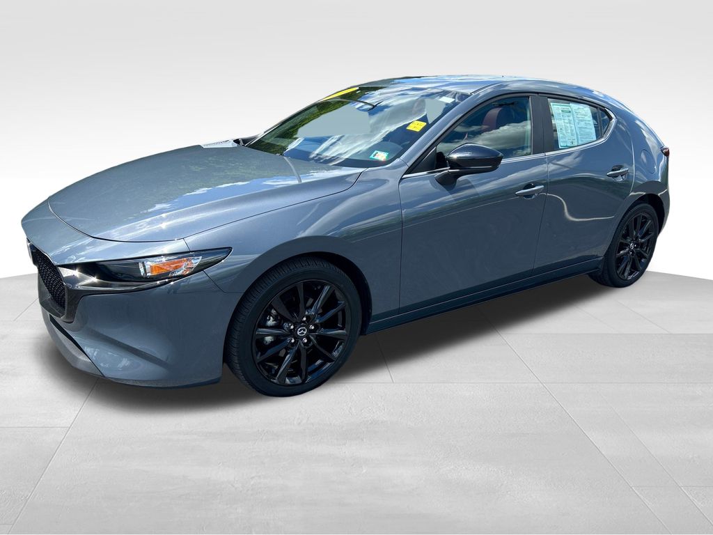 Polymetal Gray Metallic 2024 Mazda MAZDA3 2.5 S Carbon Edition Hatchback AWD Hatchback All-Wheel Drive 6-Speed Automatic