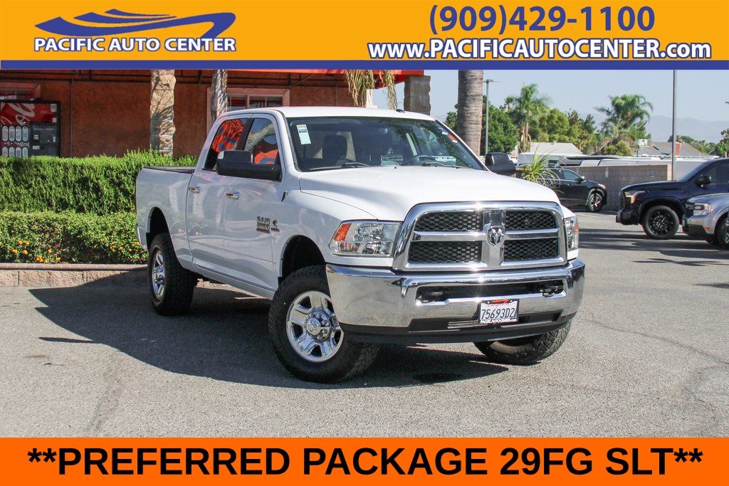 Bright White Clearcoat 2017 RAM 2500 Pickup Truck Four-Wheel Drive 6-Speed Automatic