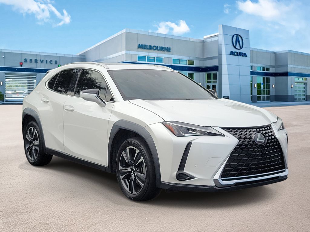 White Pearl 2021 Lexus UX SUV / Crossover Front-Wheel Drive Continuously Variable Transmission