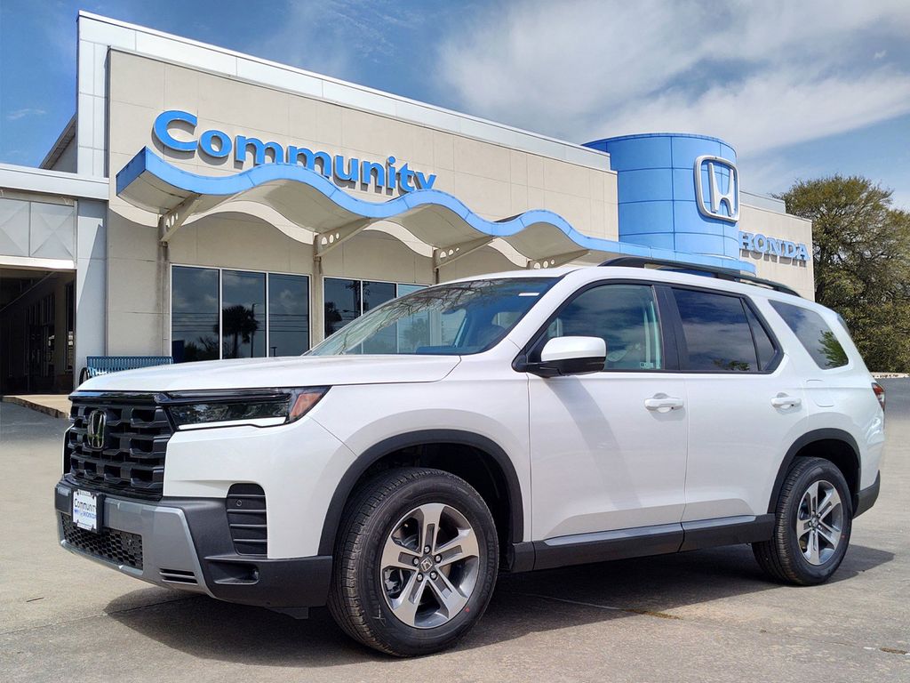 Platinum White Pearl 2026 Honda Pilot EX-L FWD SUV / Crossover Front-Wheel Drive Automatic