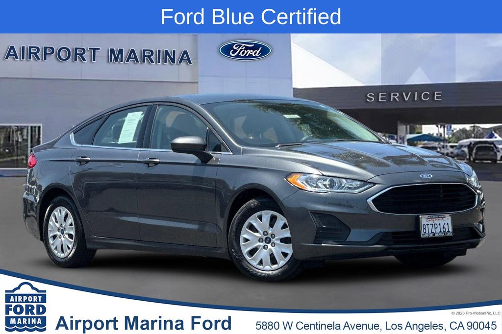 Gray (Magnetic) 2020 Ford Fusion S FWD Sedan Front-Wheel Drive 6-Speed Automatic