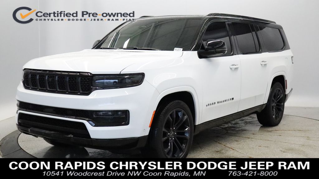 Bright White Clearcoat 2024 Jeep Grand Wagoneer L Obsidian 4WD SUV / Crossover Four-Wheel Drive 8-Speed Automatic