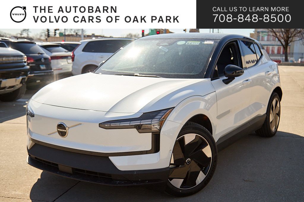 Crystal White Metallic 2026 Volvo EX30 SUV / Crossover All-Wheel Drive 1-Speed Automatic