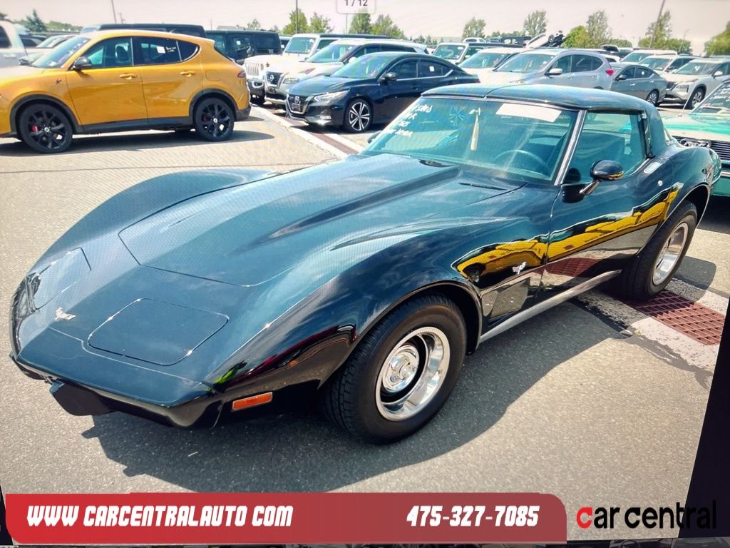 Black 1979 Chevrolet Corvette Coupe 4-Speed Manual
