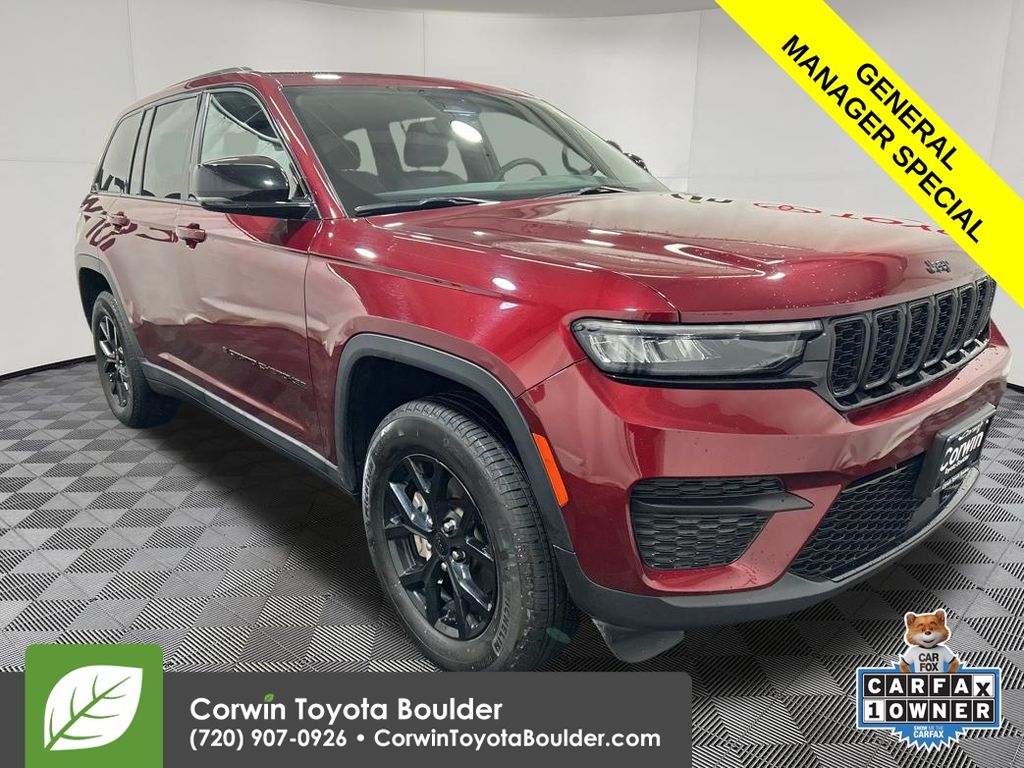 Velvet Red Pearlcoat 2024 Jeep Grand Cherokee SUV / Crossover Four-Wheel Drive 8-Speed Automatic