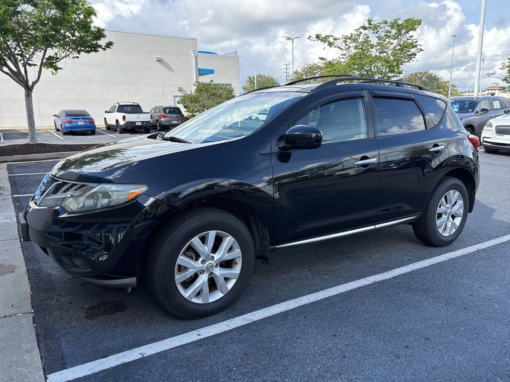Super Black Clearcoat 2012 Nissan Murano SL SUV / Crossover Front-Wheel Drive Continuously Variable Transmission