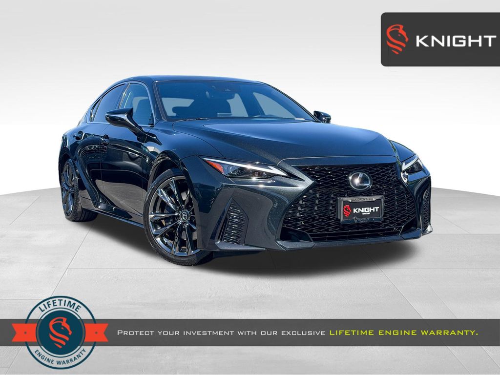 Black (Caviar) 2024 Lexus IS 350 F Sport RWD Sedan Rear-Wheel Drive 8-Speed Automatic