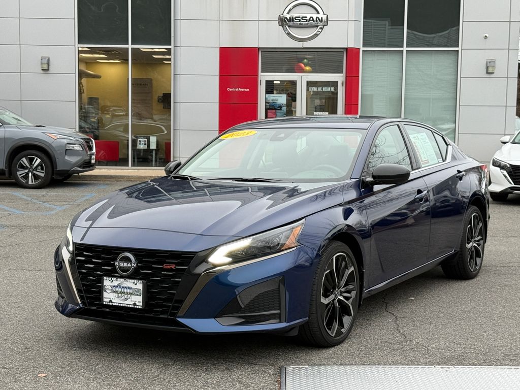 Deep Blue Pearl 2023 Nissan Altima Sedan All-Wheel Drive Continuously Variable Transmission