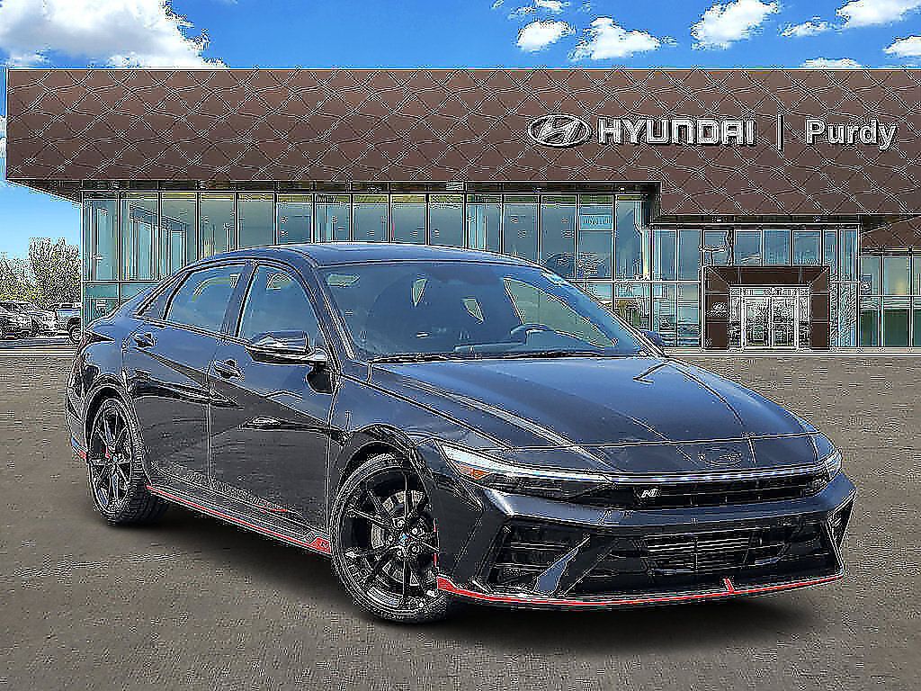 Abyss Black 2026 Hyundai Elantra N Sedan Front-Wheel Drive 8-Speed Automatic