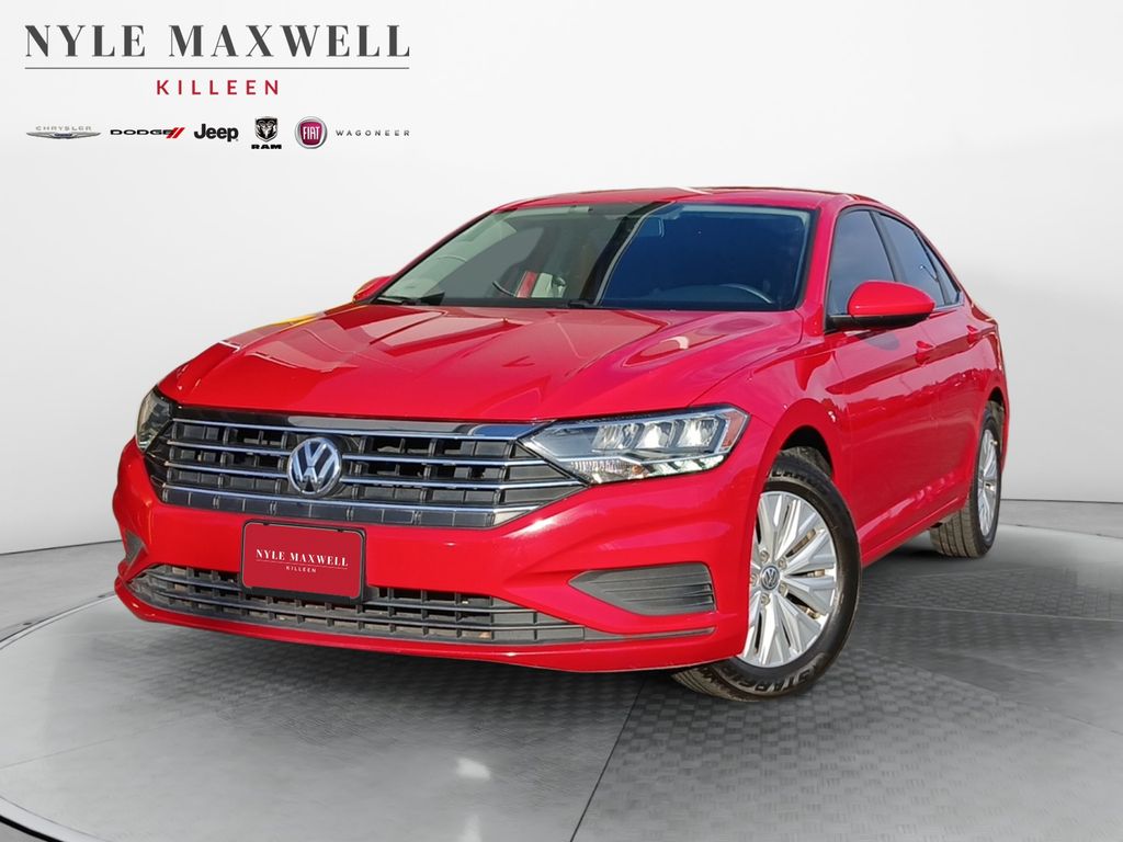 Tornado Red 2019 Volkswagen Jetta Sedan Front-Wheel Drive 8-Speed Automatic