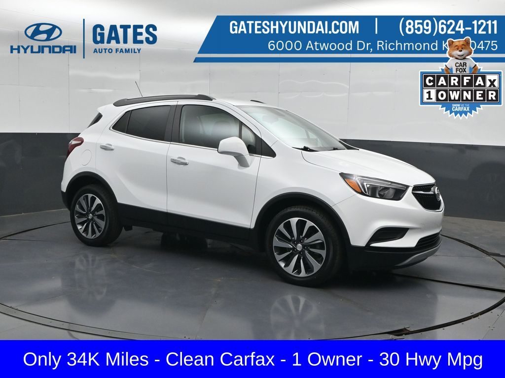 Summit White 2021 Buick Encore SUV / Crossover Front-Wheel Drive 6-Speed Automatic Overdrive
