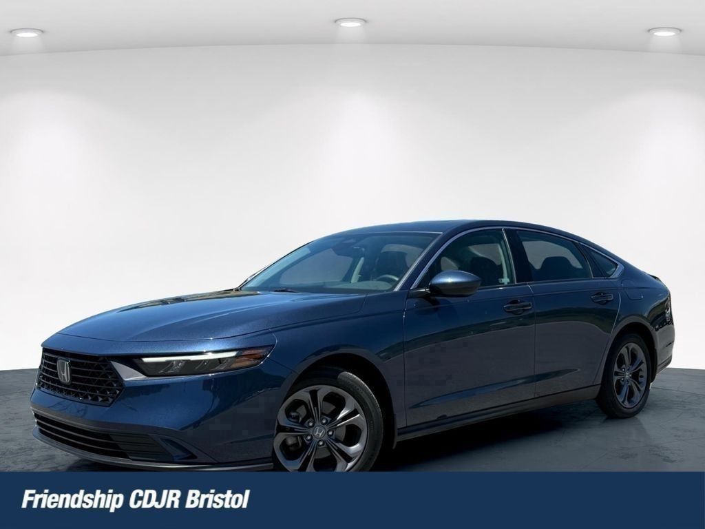 Canyon River Blue Metallic 2023 Honda Accord Sedan Front-Wheel Drive Continuously Variable Transmission