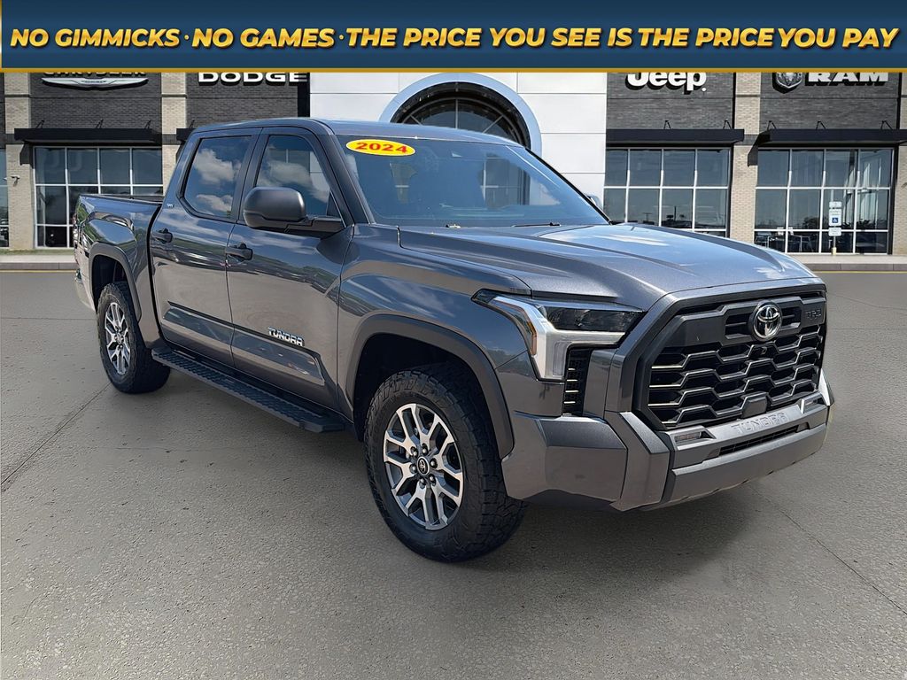 Magnetic Gray Metallic 2024 Toyota Tundra Pickup Truck Four-Wheel Drive Automatic