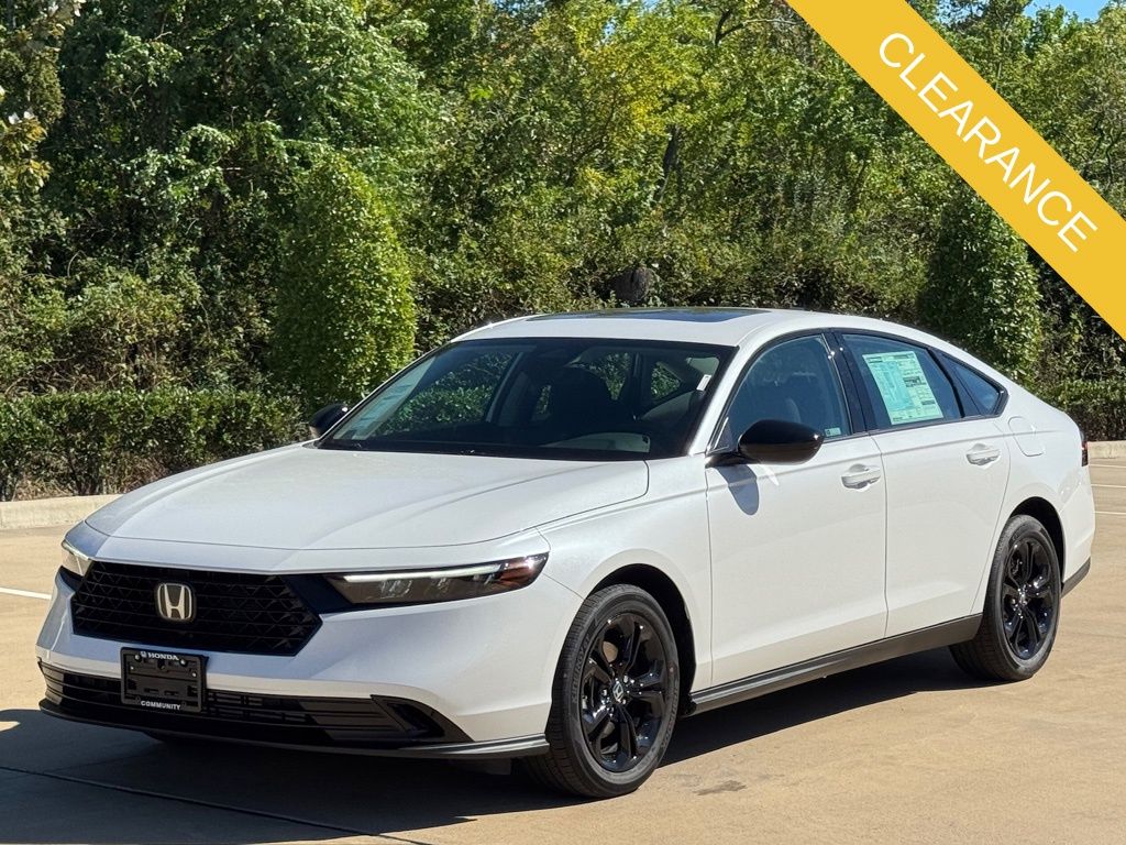 2025 Honda Accord SE White at Mac Haik CDJR North Houston