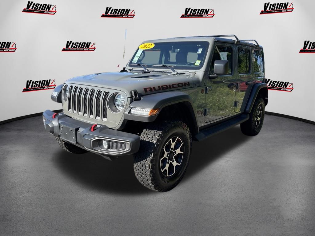 Sting-Gray Clearcoat 2022 Jeep Wrangler SUV / Crossover Four-Wheel Drive 8-Speed Automatic
