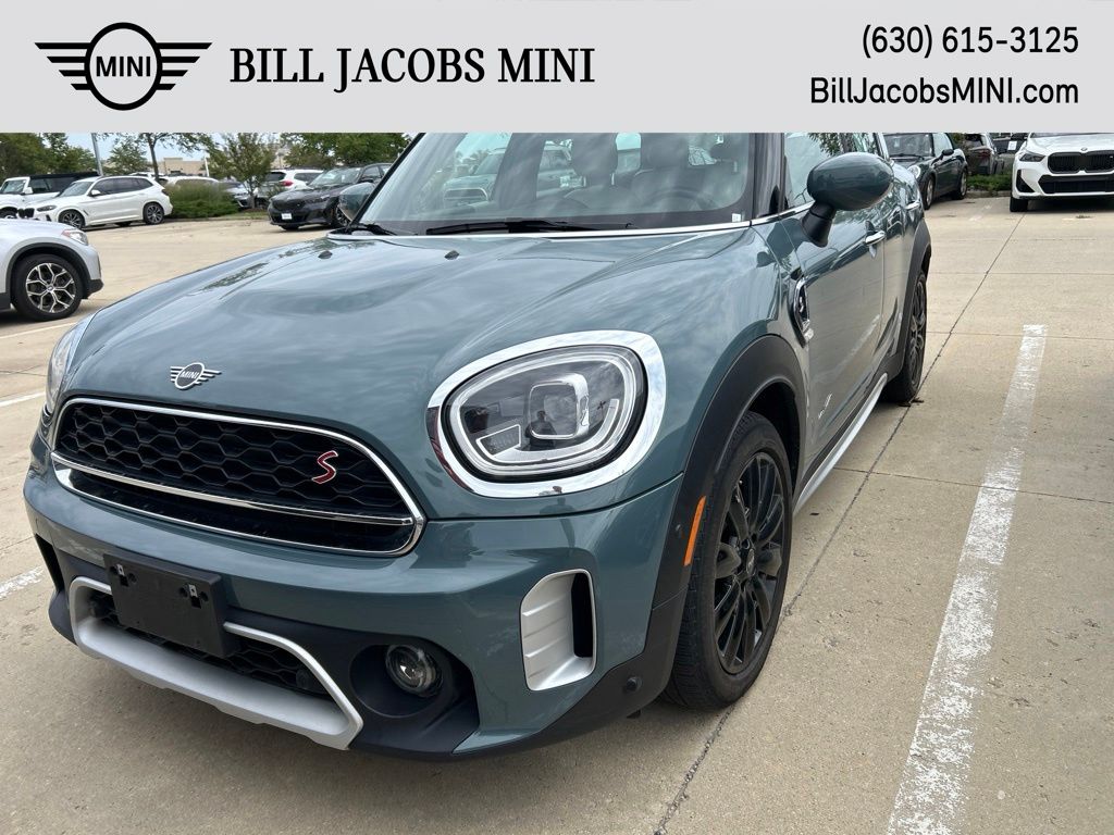 Sage Green Metallic 2021 MINI Countryman SUV / Crossover All-Wheel Drive 8-Speed Automatic