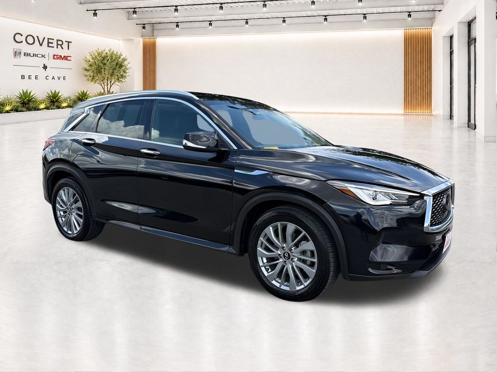 Black Obsidian 2024 INFINITI QX50 SUV / Crossover All-Wheel Drive Continuously Variable Transmission