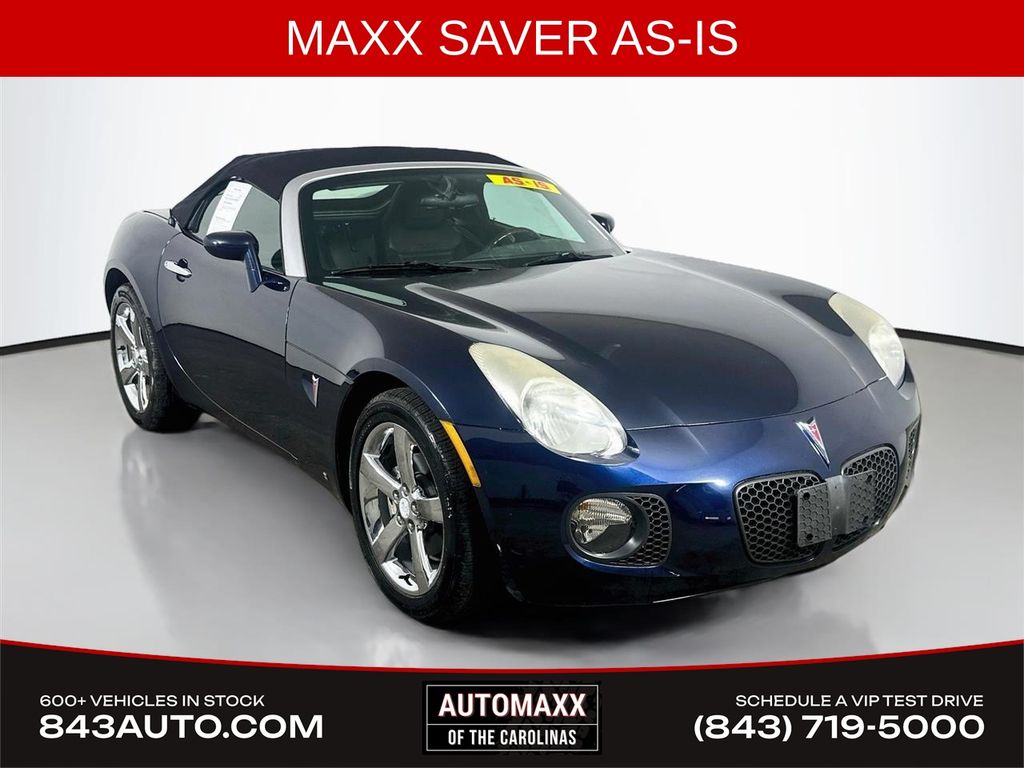 Deep (Dark Blue Metallic) 2007 Pontiac Solstice Convertible Rear-Wheel Drive 5-Speed Automatic