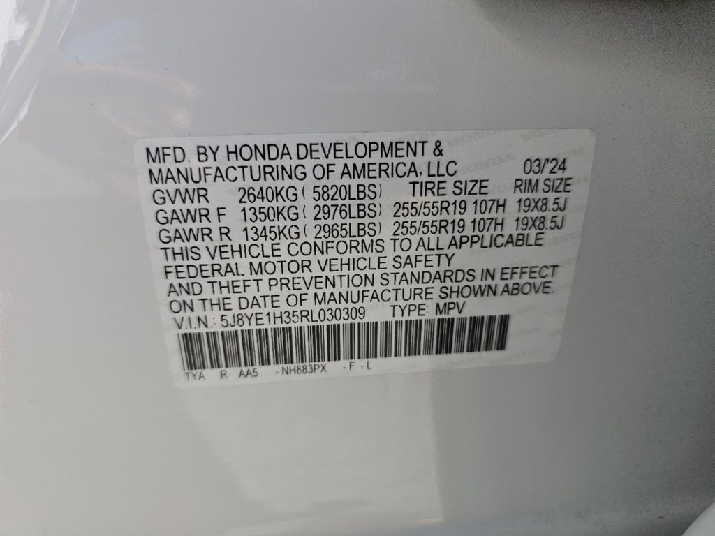 2024 Acura MDX 3.5L 35