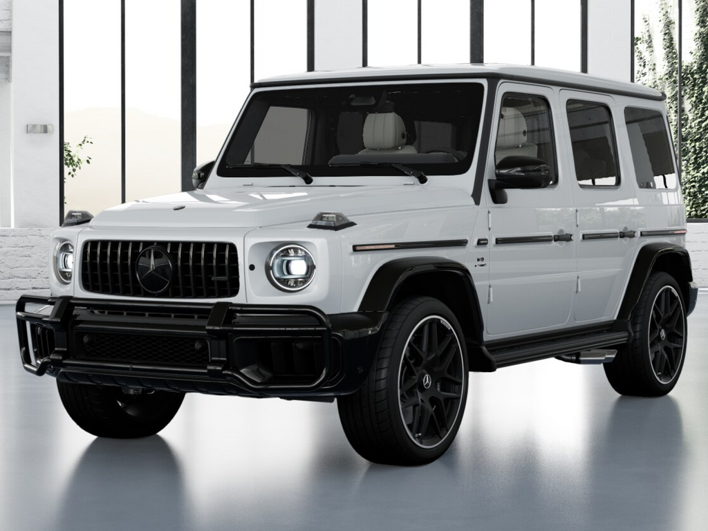 Moonlight White Metallic 2026 Mercedes-Benz G-Class SUV / Crossover All-Wheel Drive 9-Speed Automatic