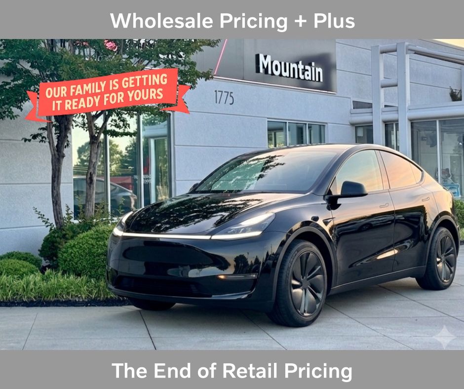 Black 2026 Tesla Model Y Rear-Wheel Drive 1-Speed Automatic