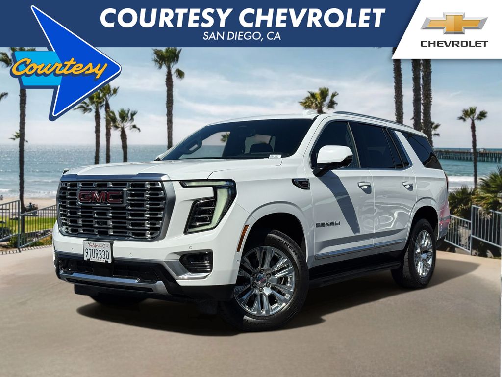 Summit White 2025 GMC Yukon SUV / Crossover Four-Wheel Drive