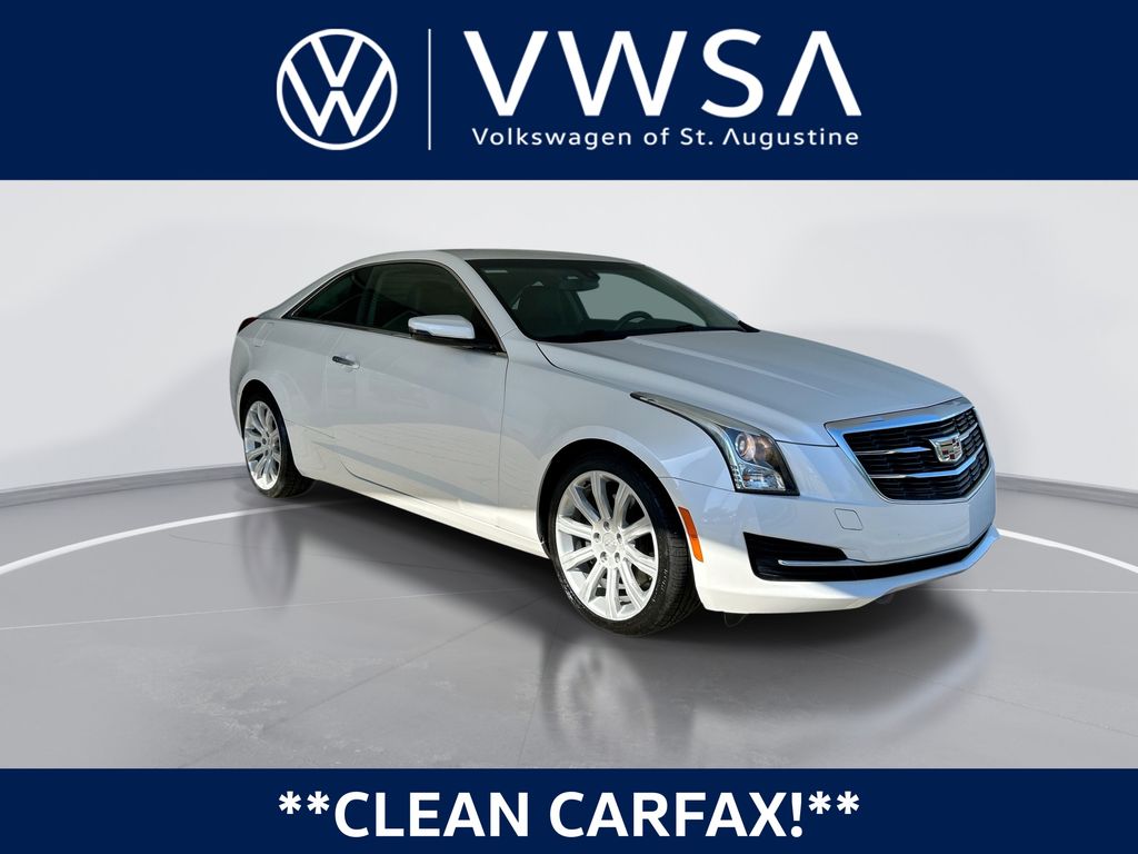 Crystal White Tricoat 2019 Cadillac ATS Coupe 2.0T RWD Coupe Rear-Wheel Drive 8-Speed Automatic