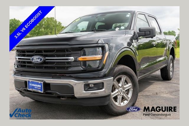 Black Metallic 2024 Ford F-150 Pickup Truck Four-Wheel Drive Automatic