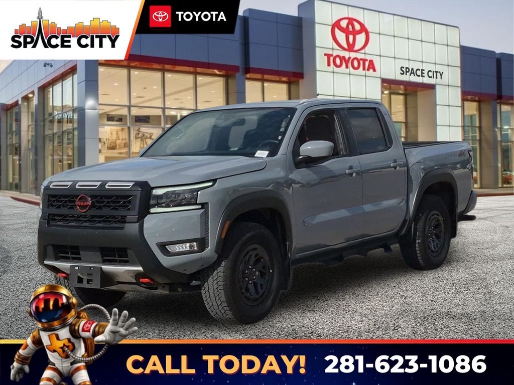 Boulder Gray 2026 Nissan Frontier Pickup Truck Four-Wheel Drive 9-Speed Automatic Overdrive