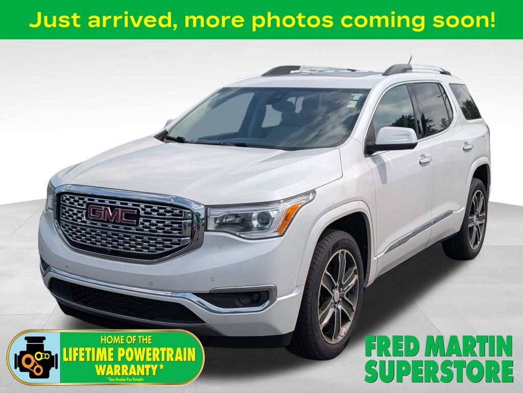 White Frost Tricoat 2019 GMC Acadia SUV / Crossover Four-Wheel Drive 6-Speed Automatic