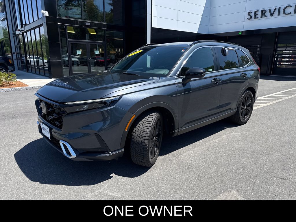 Meteorite Gray Metallic 2023 Honda CR-V Hybrid SUV / Crossover All-Wheel Drive Continuously Variable Transmission