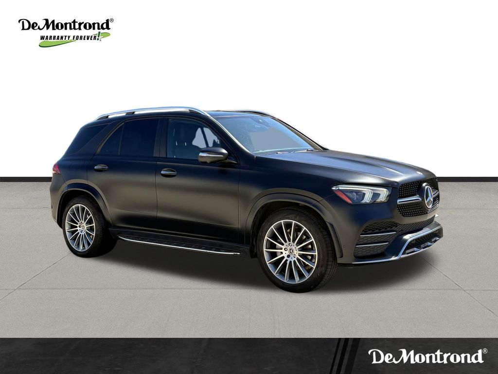 Used 2022 Obsidian Black Metallic Mercedes-Benz GLE 350 image 3
