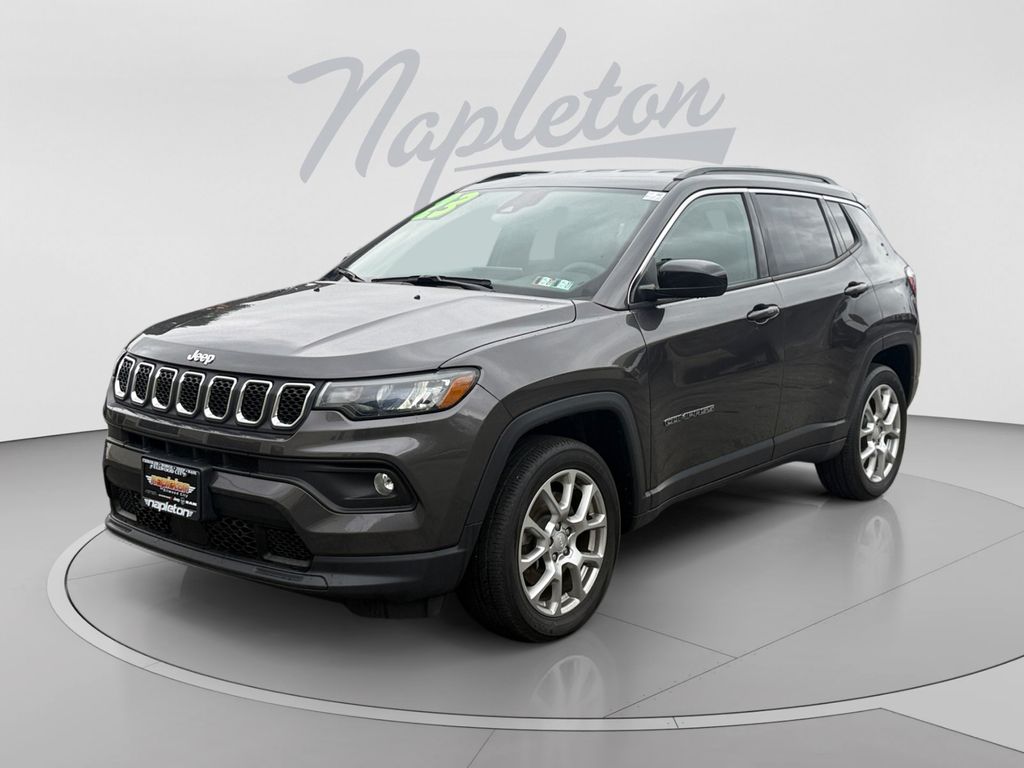 Gray (Granite Crystal Metallic Clearcoat) 2023 Jeep Compass SUV / Crossover Four-Wheel Drive 8-Speed Automatic