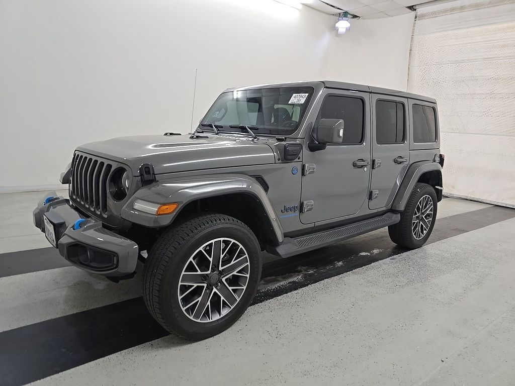 Gray Clearcoat 2023 Jeep Wrangler 4xe SUV / Crossover Four-Wheel Drive 8-Speed Automatic