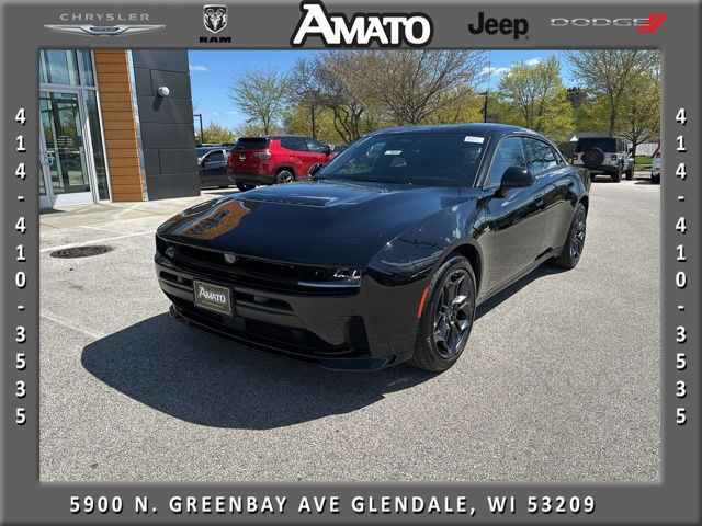 Diamond Black Crystal Pearlcoat 2026 Dodge Charger R/T Sedan AWD Sedan All-Wheel Drive 8-Speed Automatic