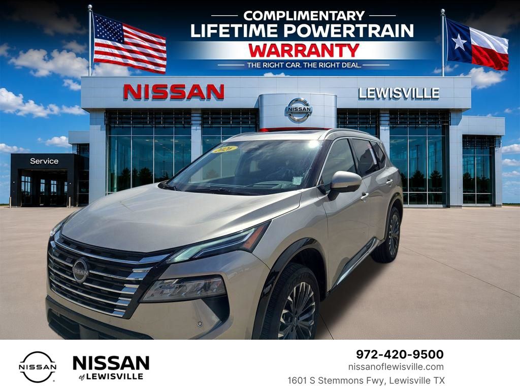 Champagne Silver Metallic 2026 Nissan Rogue SUV / Crossover All-Wheel Drive Continuously Variable Transmission