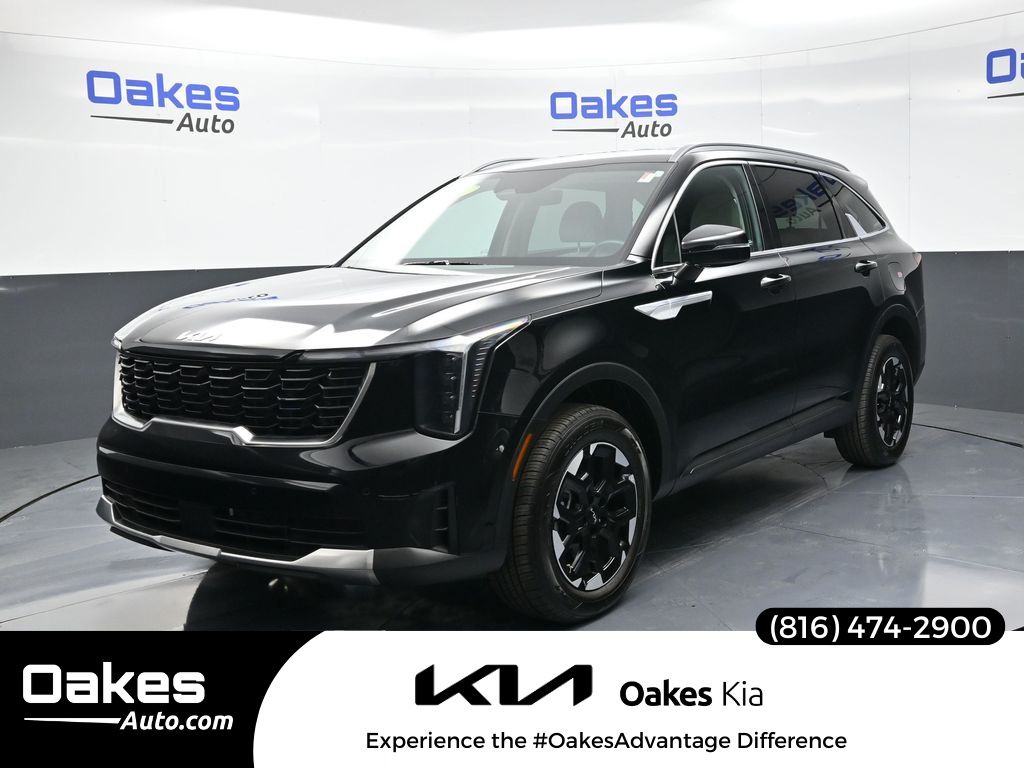 Ebony Black 2025 Kia Sorento SUV / Crossover All-Wheel Drive 8-Speed Automatic