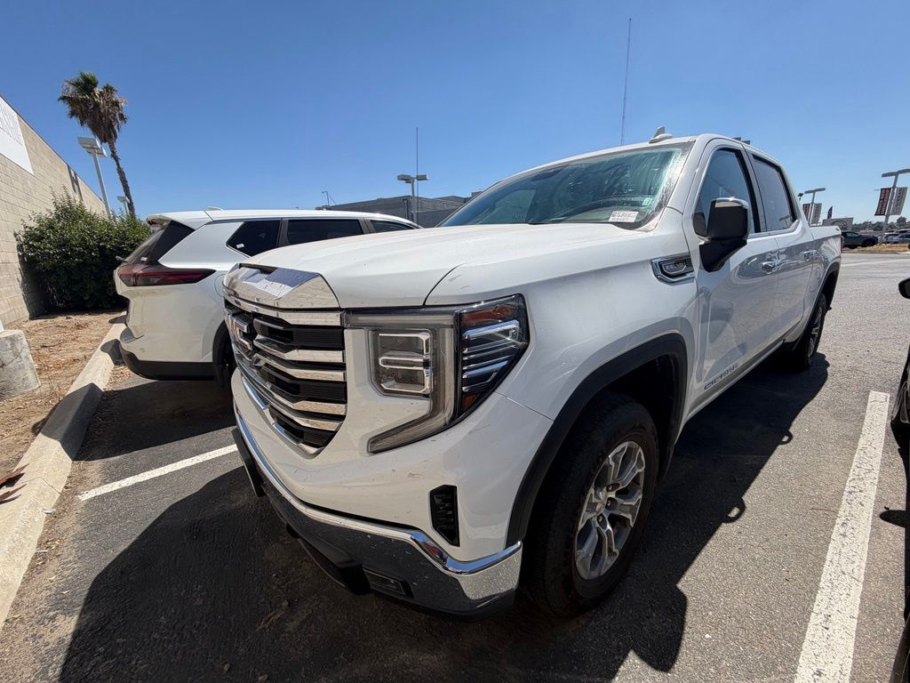 Summit White 2025 GMC Sierra 1500 Pickup Truck Four-Wheel Drive Automatic