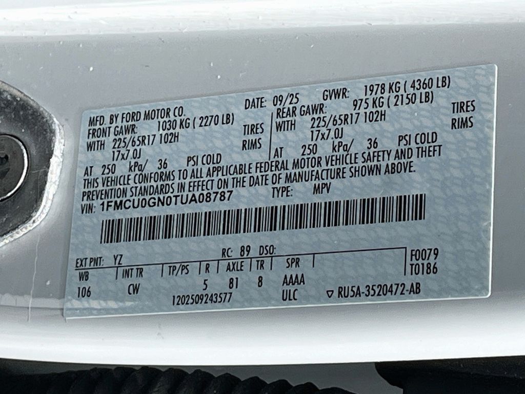 2026 Ford Escape Active White at Wharton Ford