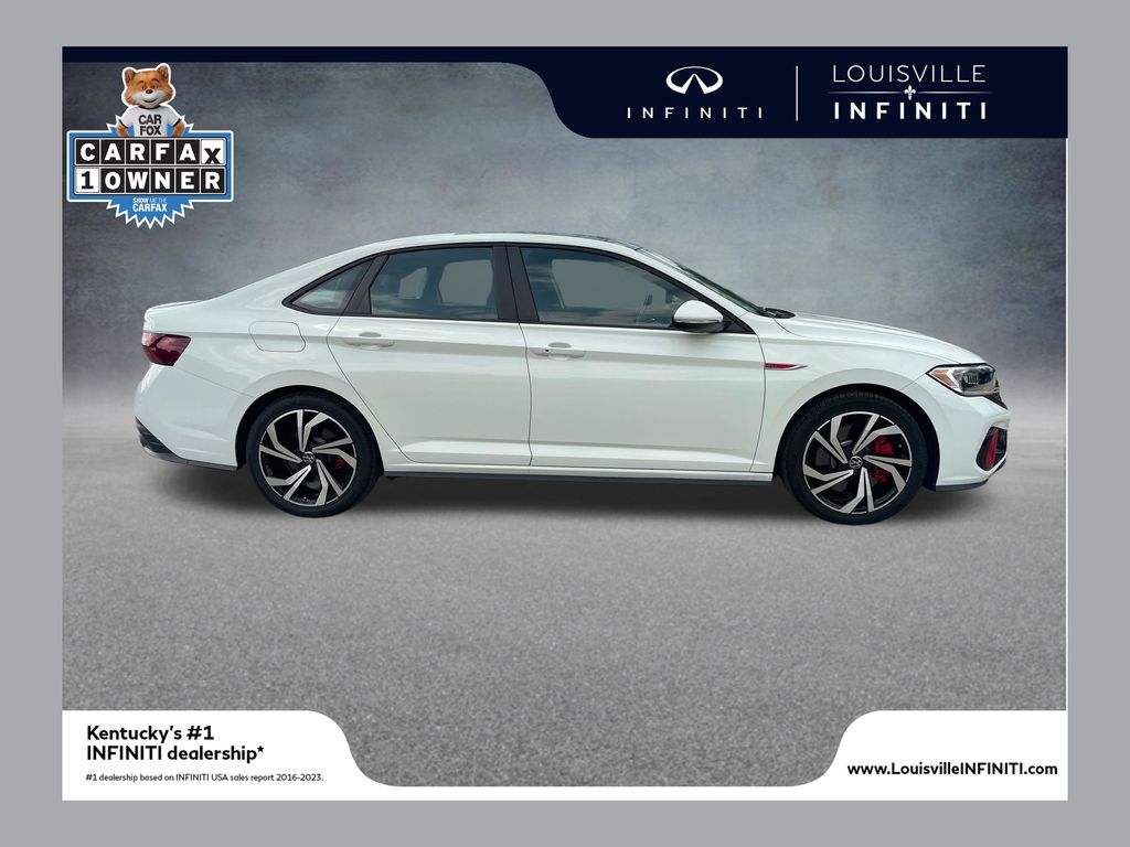 Pure White 2023 Volkswagen Jetta GLI Sedan Front-Wheel Drive 7-Speed Dual Clutch