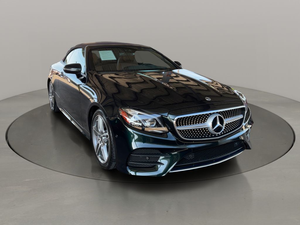 Emerald Green Metallic 2018 Mercedes-Benz E-Class Convertible Rear-Wheel Drive 9-Speed Automatic