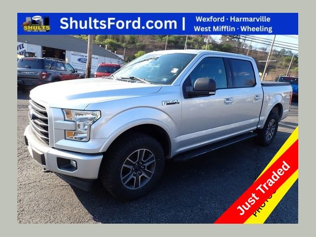 Ingot Silver 2017 Ford F-150 XLT SuperCrew 4WD Pickup Truck Four-Wheel Drive 6-Speed Automatic
