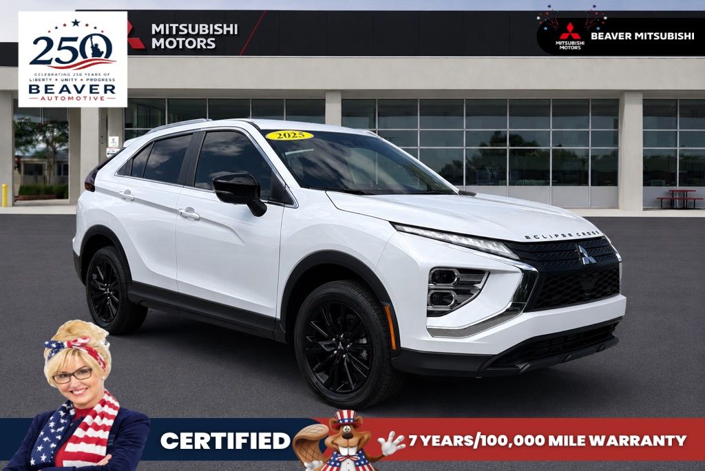 White Diamond 2025 Mitsubishi Eclipse Cross SUV / Crossover All-Wheel Drive Continuously Variable Transmission