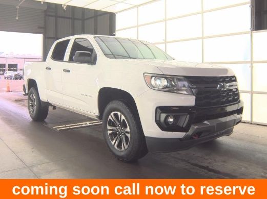 White 2021 Chevrolet Colorado Pickup Truck Four-Wheel Drive 8-Speed Automatic