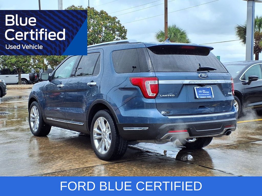 2019 Ford Explorer Limited Blue at Baytown Hyundai