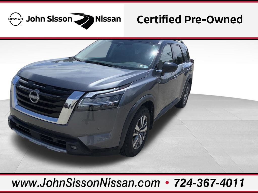 2022 Nissan Pathfinder SL Gray at John Sisson Motors