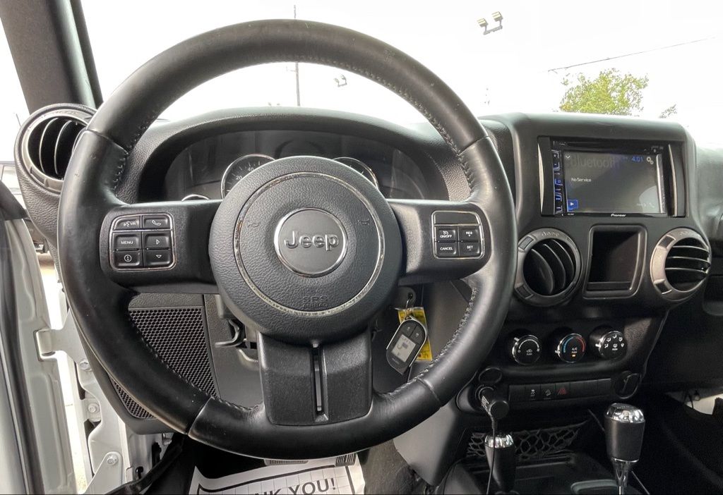 2017 Jeep Wrangler Unlimited Sport White at Classic Chevrolet Galveston