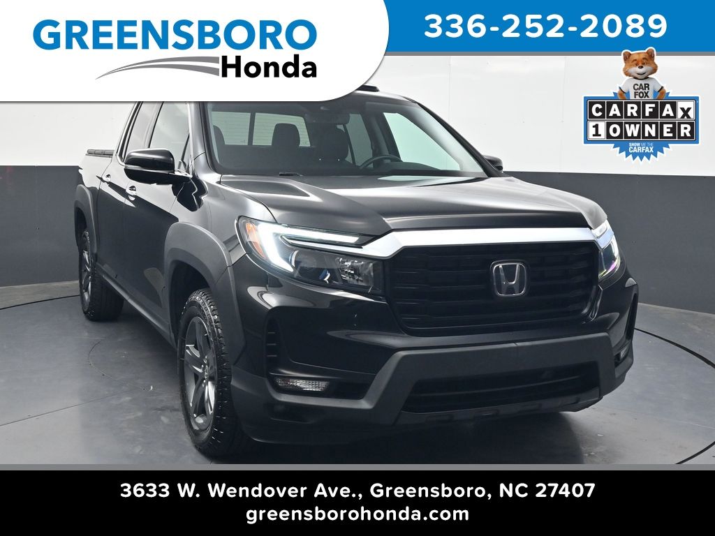 Crystal Black Pearl 2023 Honda Ridgeline RTL-E AWD Pickup Truck All-Wheel Drive 9-Speed Automatic