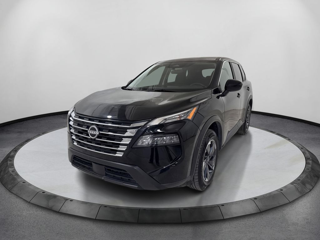 Super Black 2025 Nissan Rogue SUV / Crossover All-Wheel Drive Continuously Variable Transmission