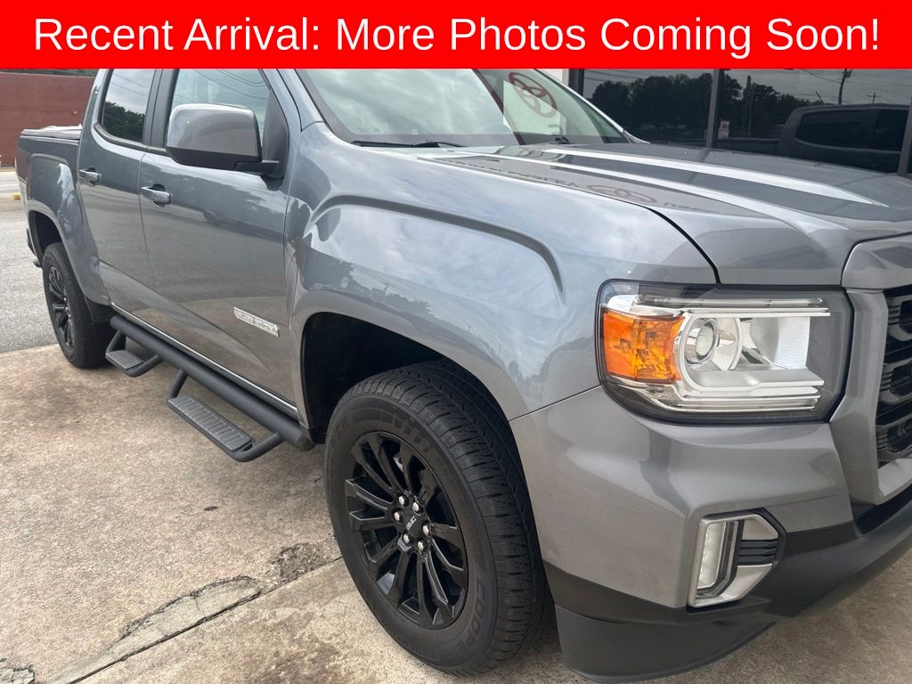Gray (Steel Metallic) 2022 GMC Canyon Pickup Truck 4X2 8-Speed Automatic